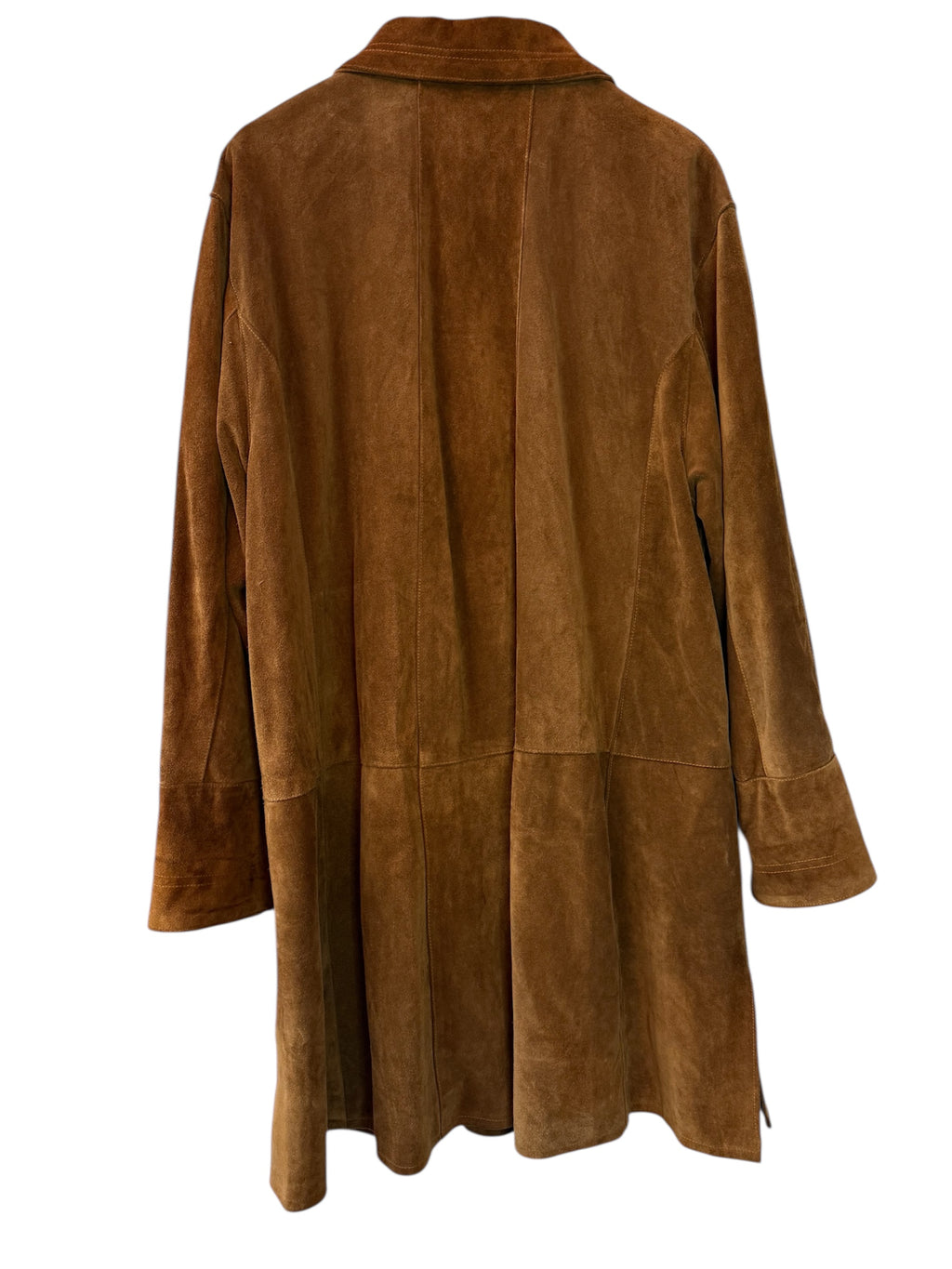 Cappotto in camoscio Vera Pelle