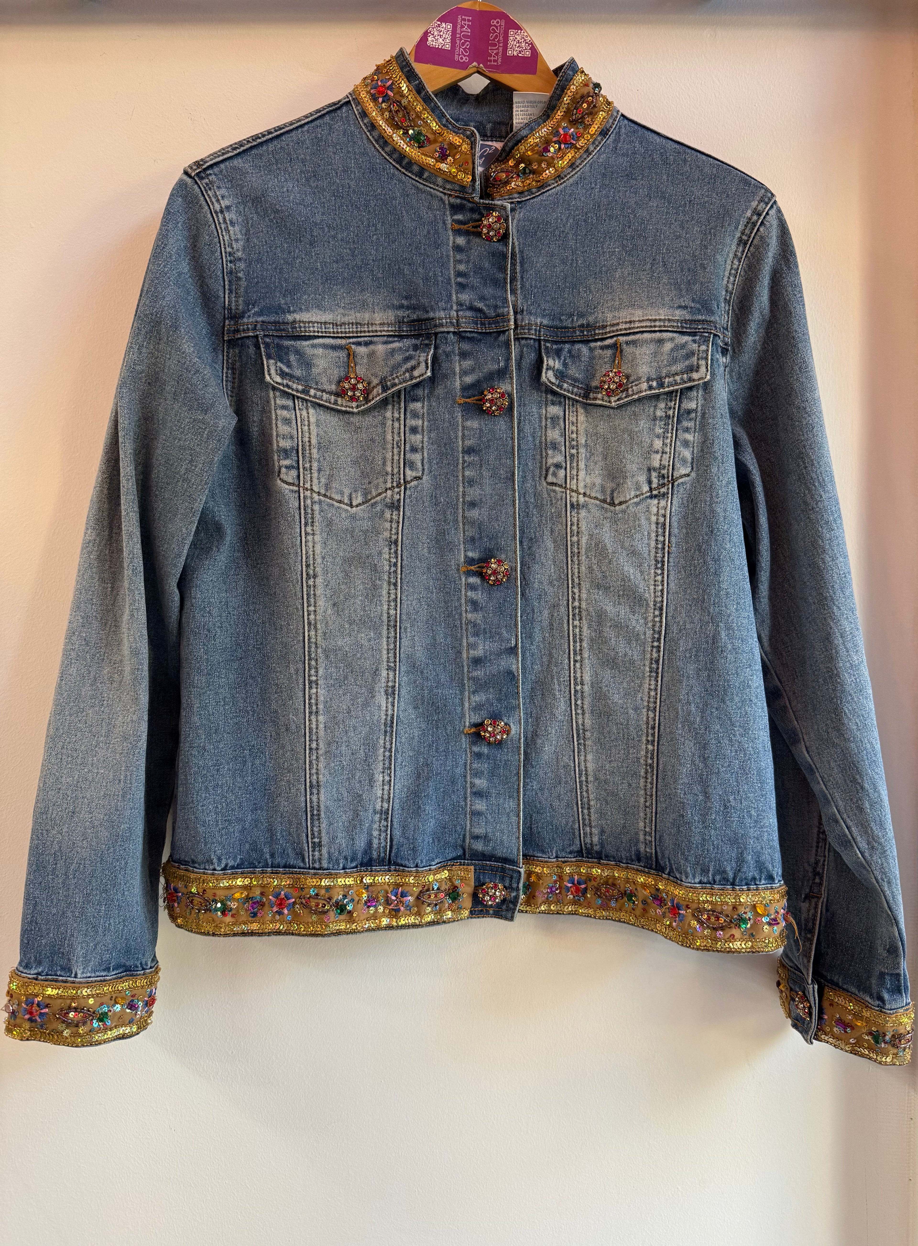 Giacca in denim vintage Diane Gilman