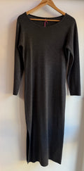 Maxi vestito misto lana