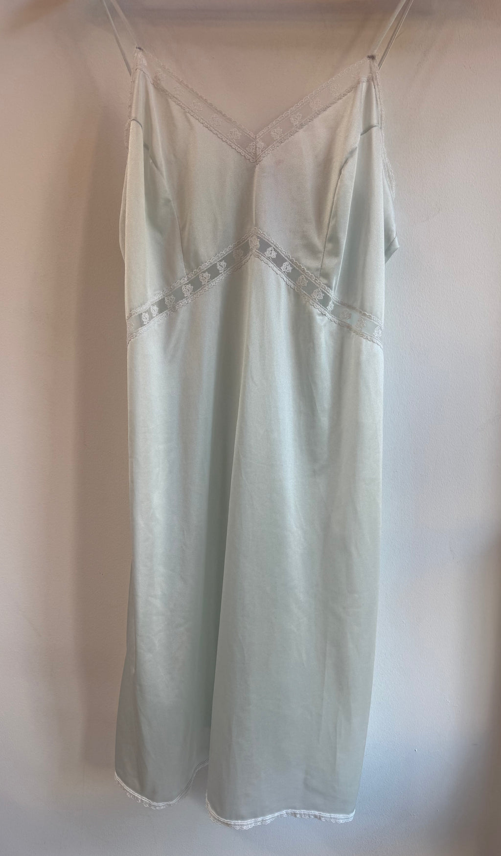 Abito slip on vintage pizzo