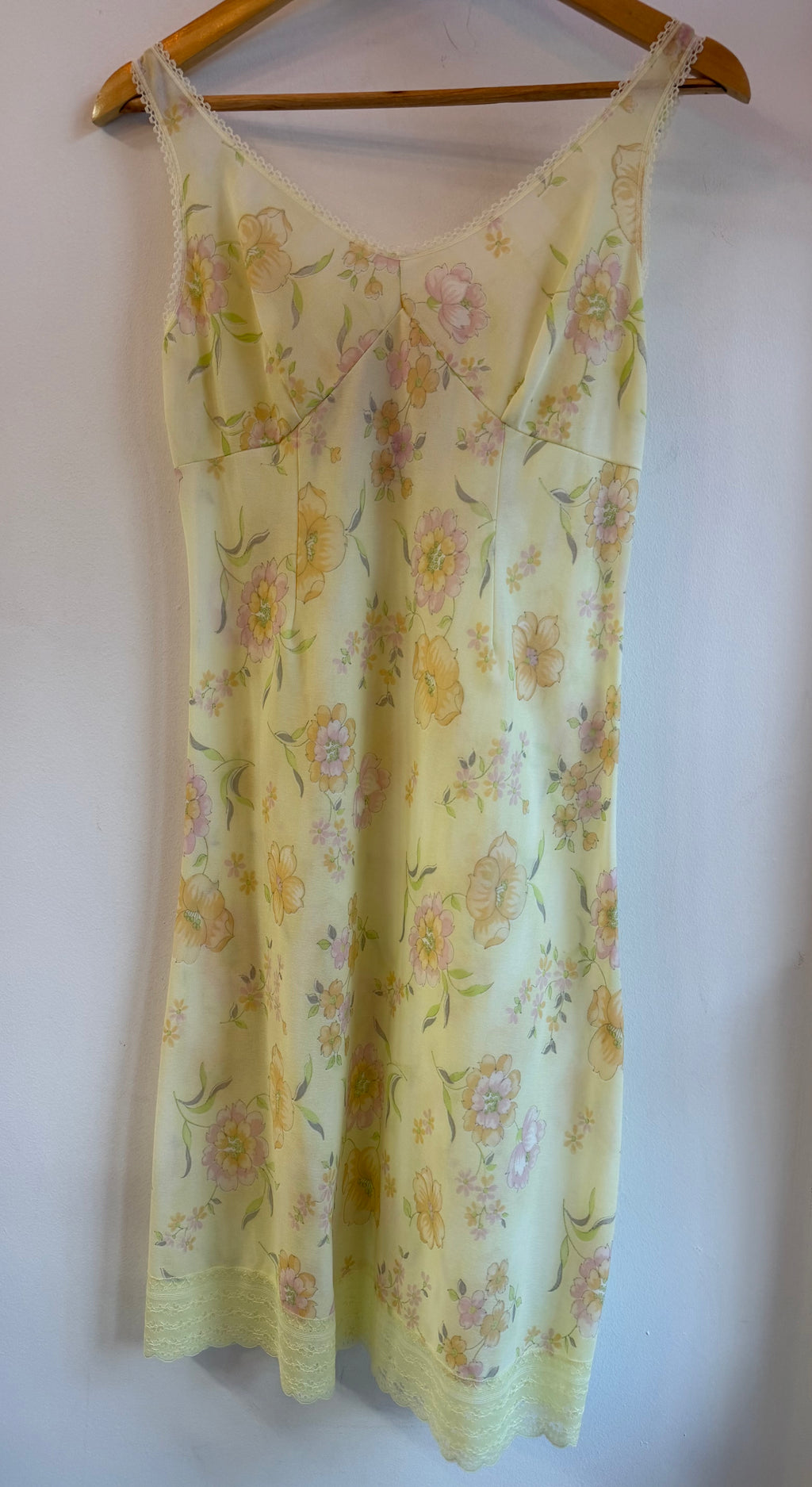 Vestito slip on fiorito