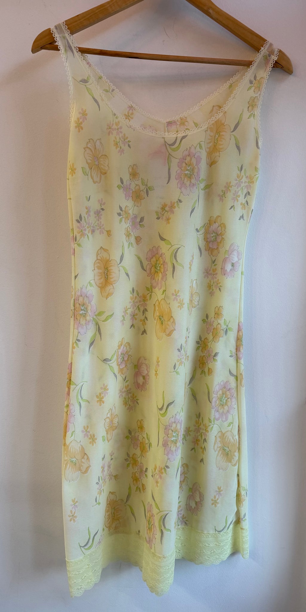 Vestito slip on fiorito