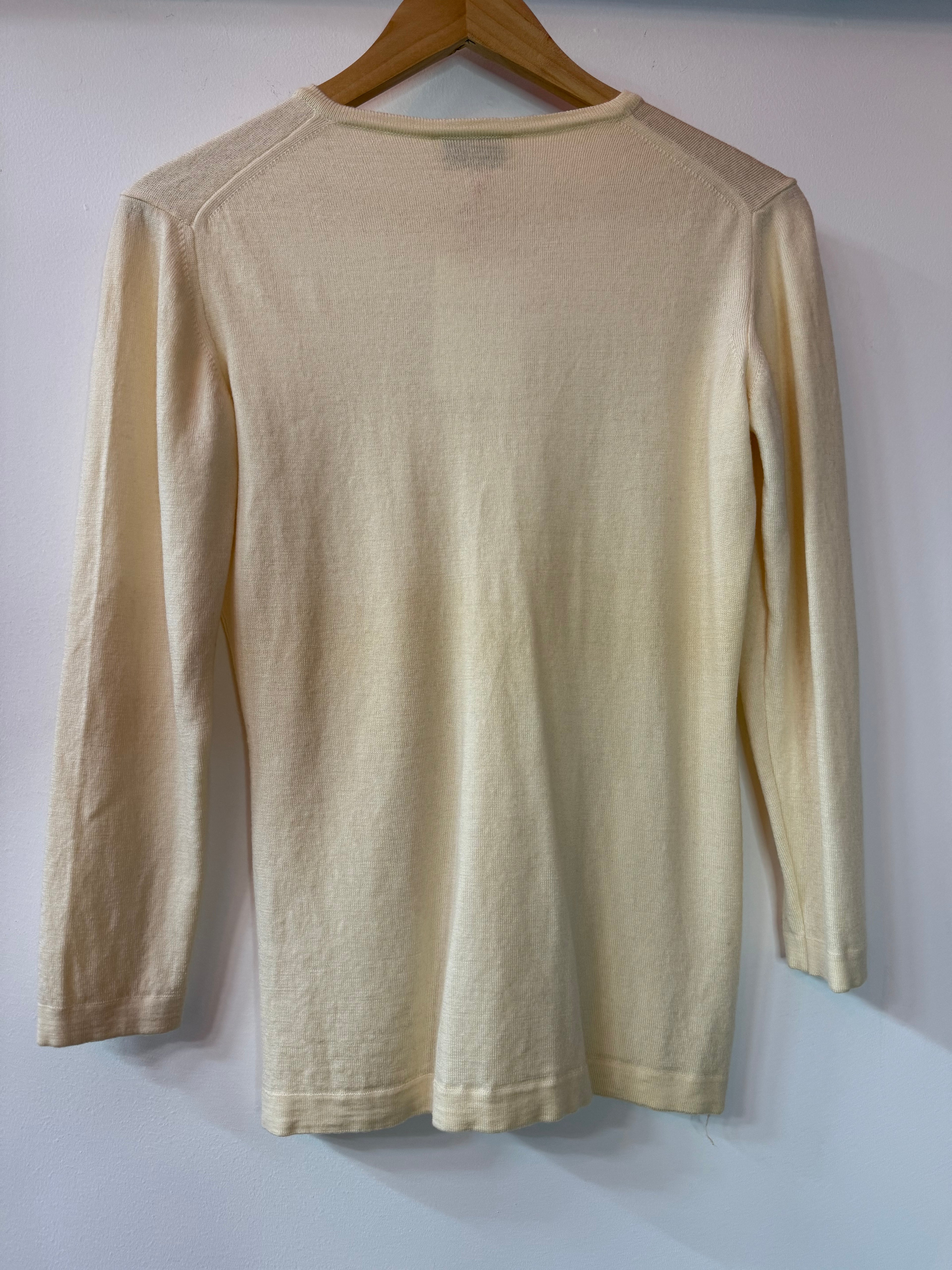 Cardigan lana merinos Île Jänis