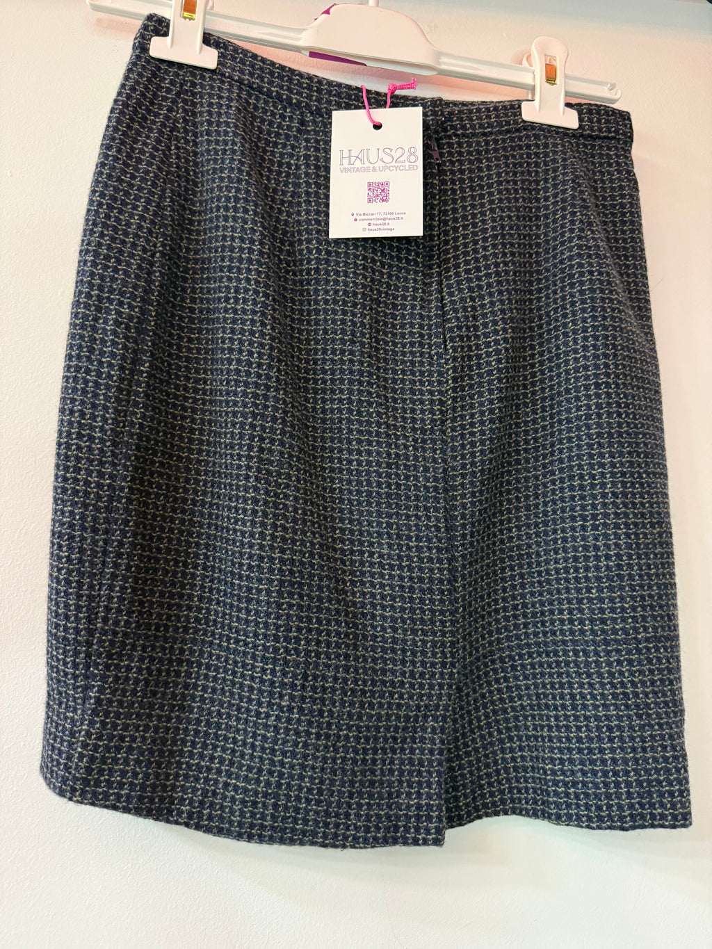 Gonna sartoriale quadri