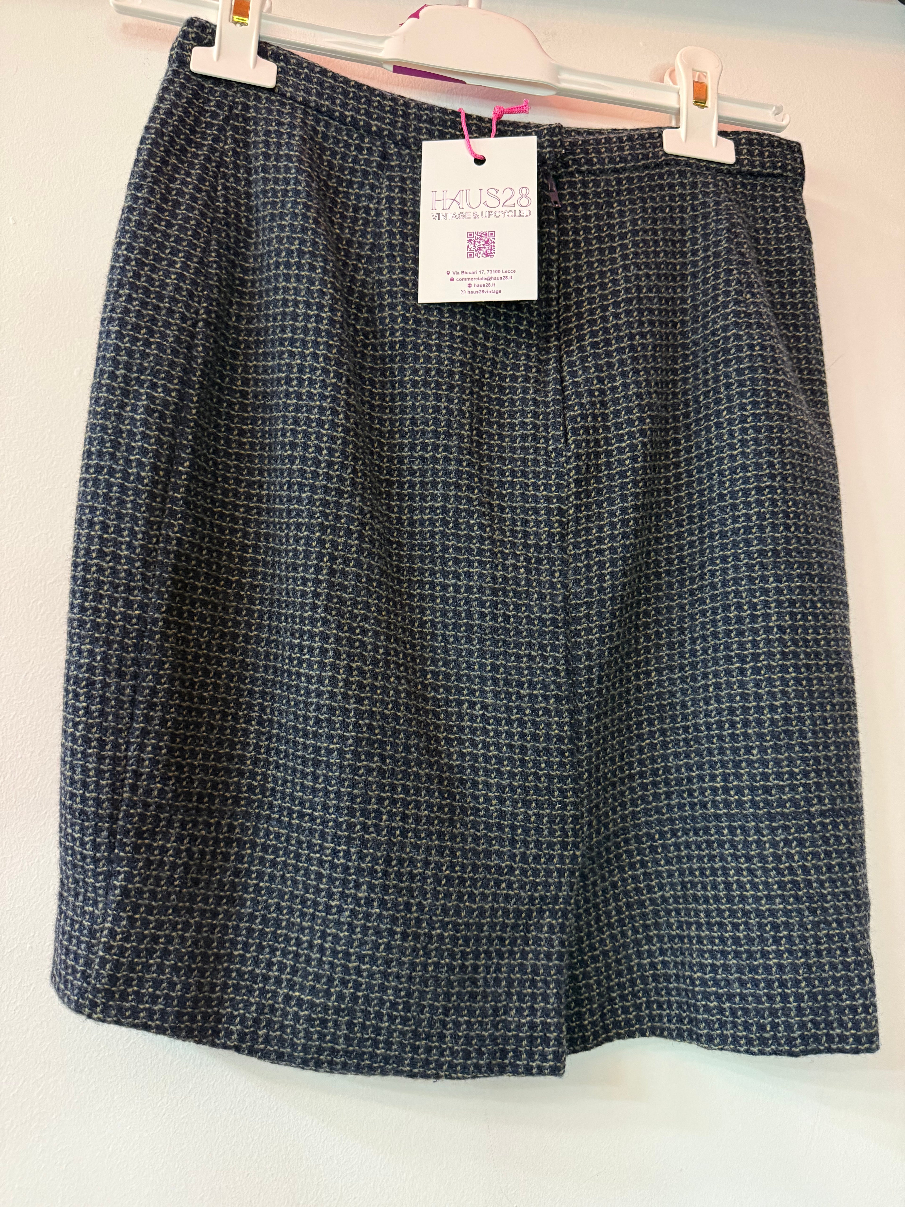 Gonna sartoriale quadri