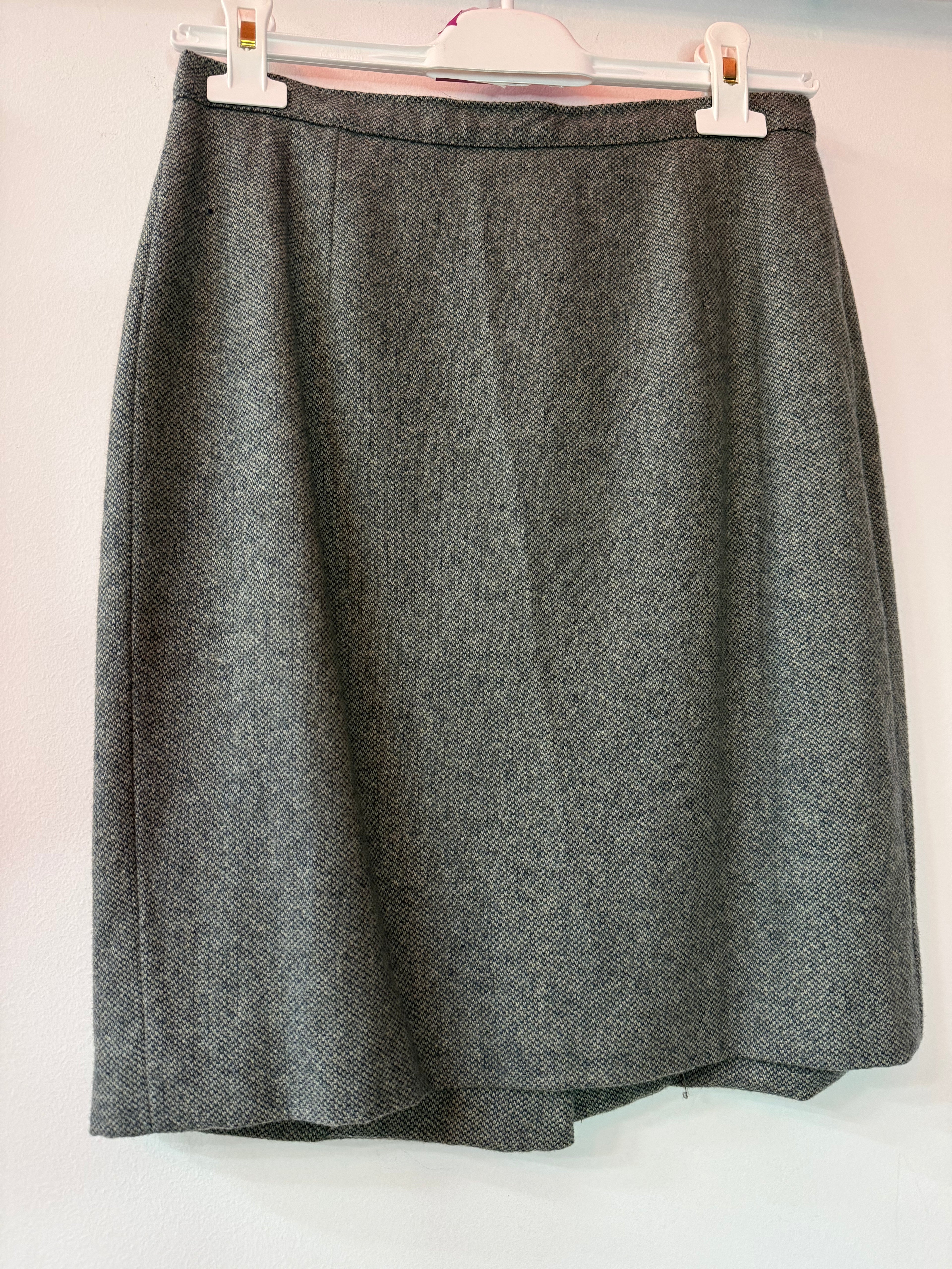 Gonna in lana sartoriale