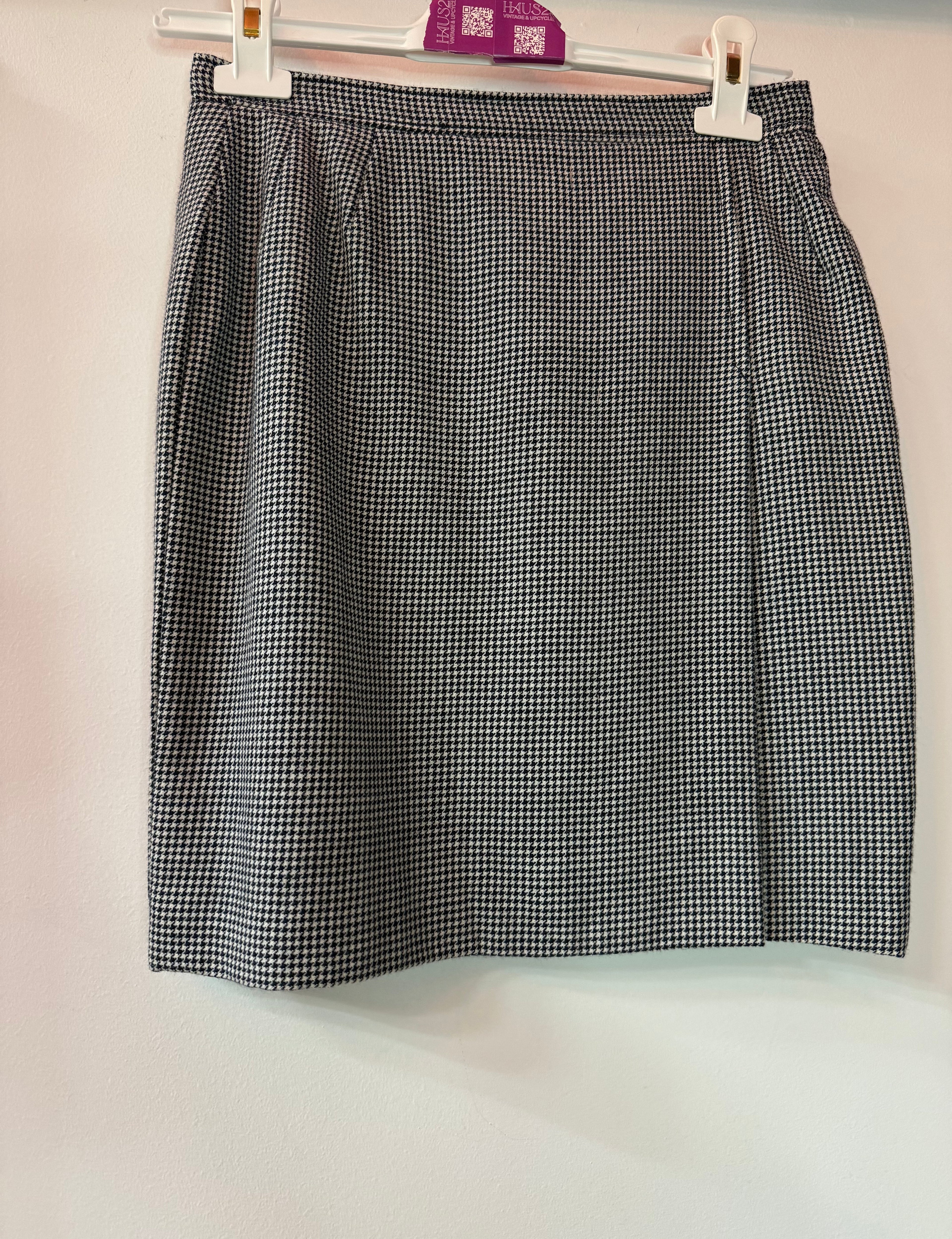 Gonna tailleur pied de poule