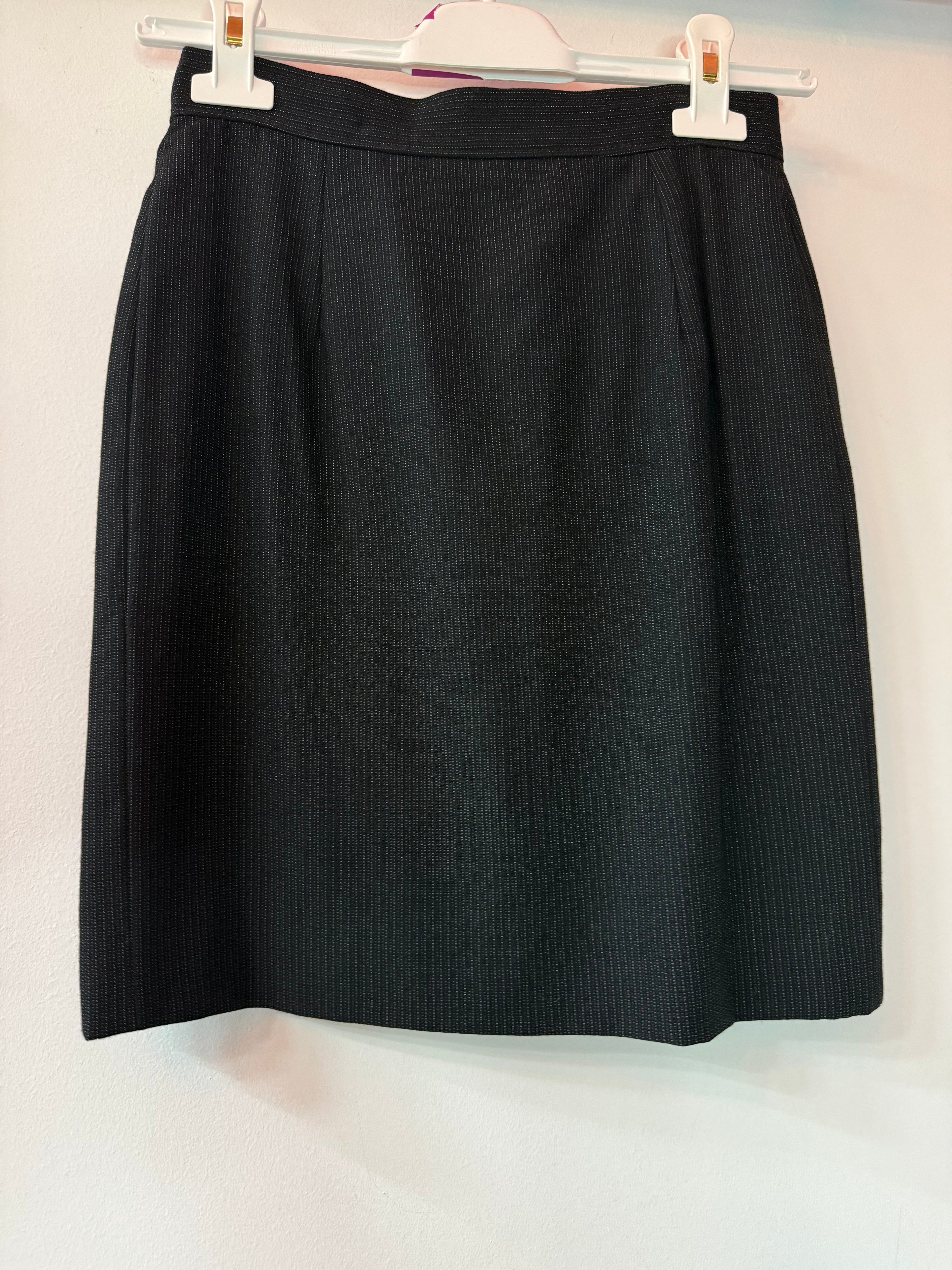 Gonna tailleur gessata