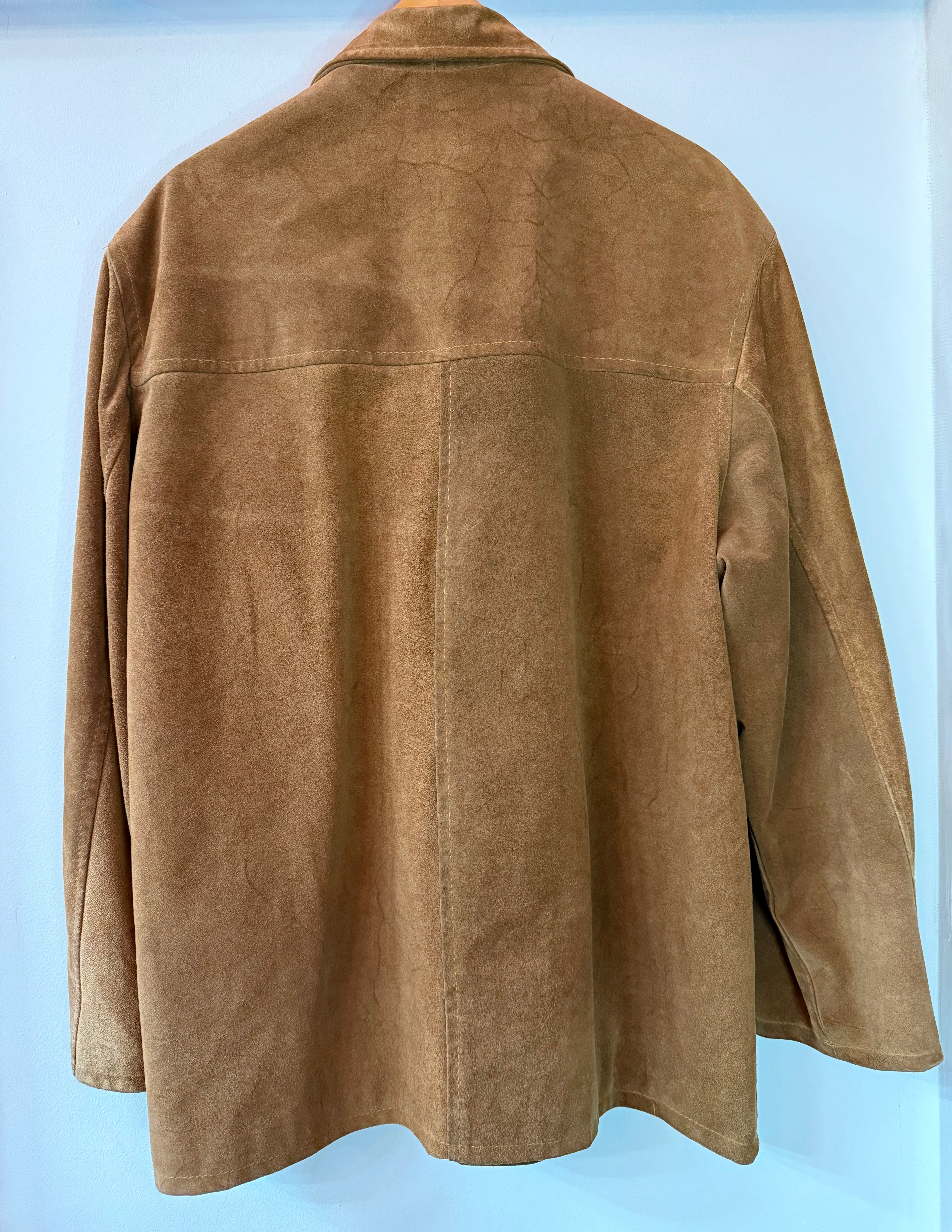 Giacca camoscio Vera Pelle