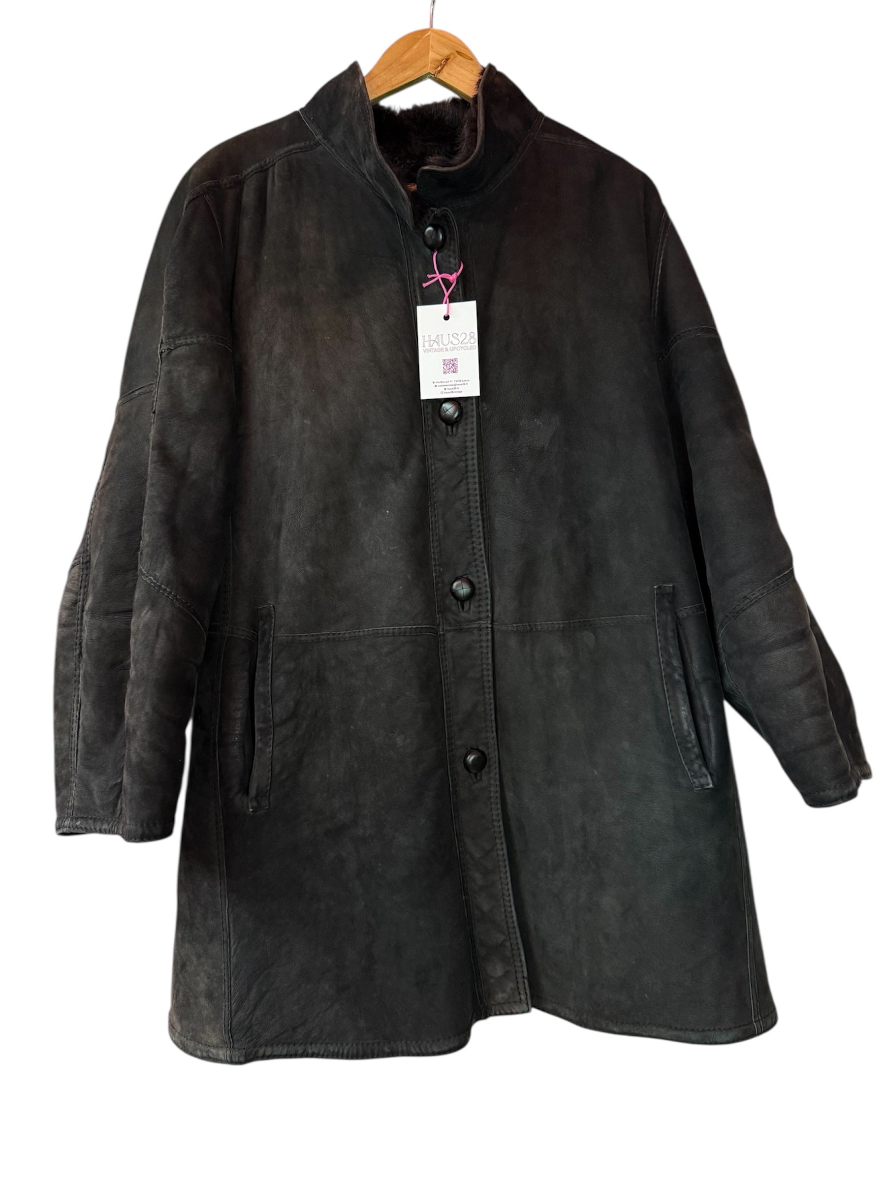 Cappotto shearling Vän ludd vintage