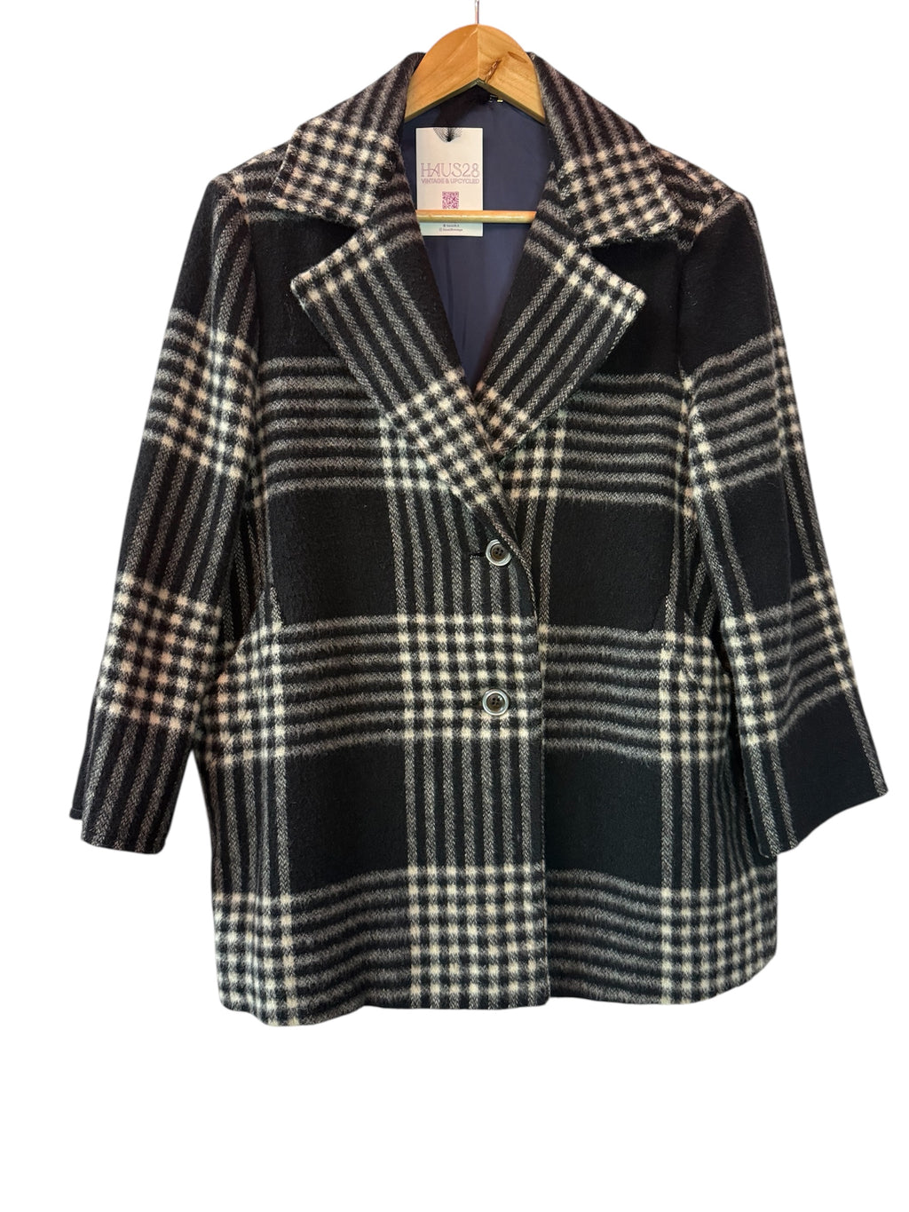 Cappotto vintage a quadri