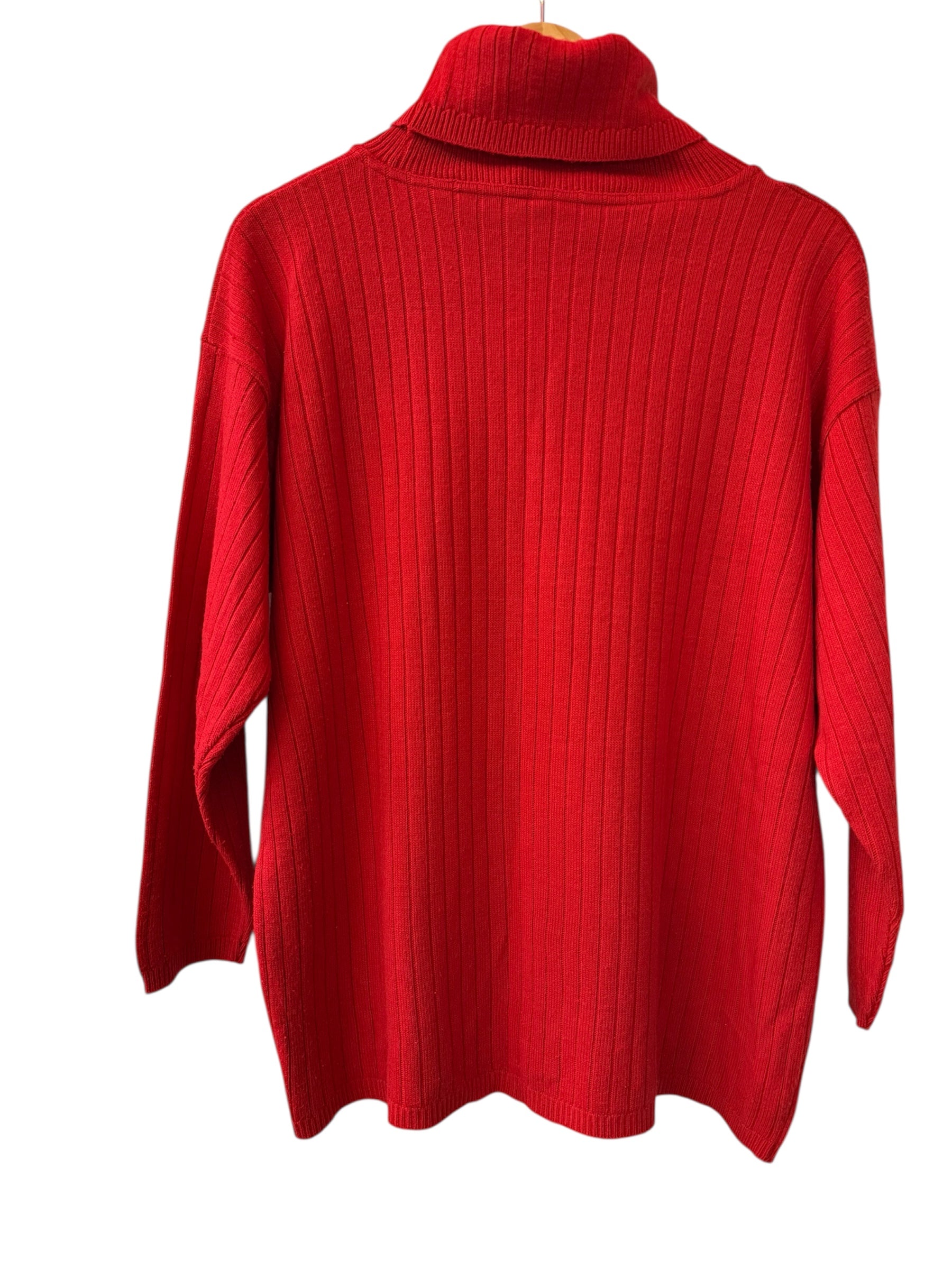 Maglione misto lana bottoni