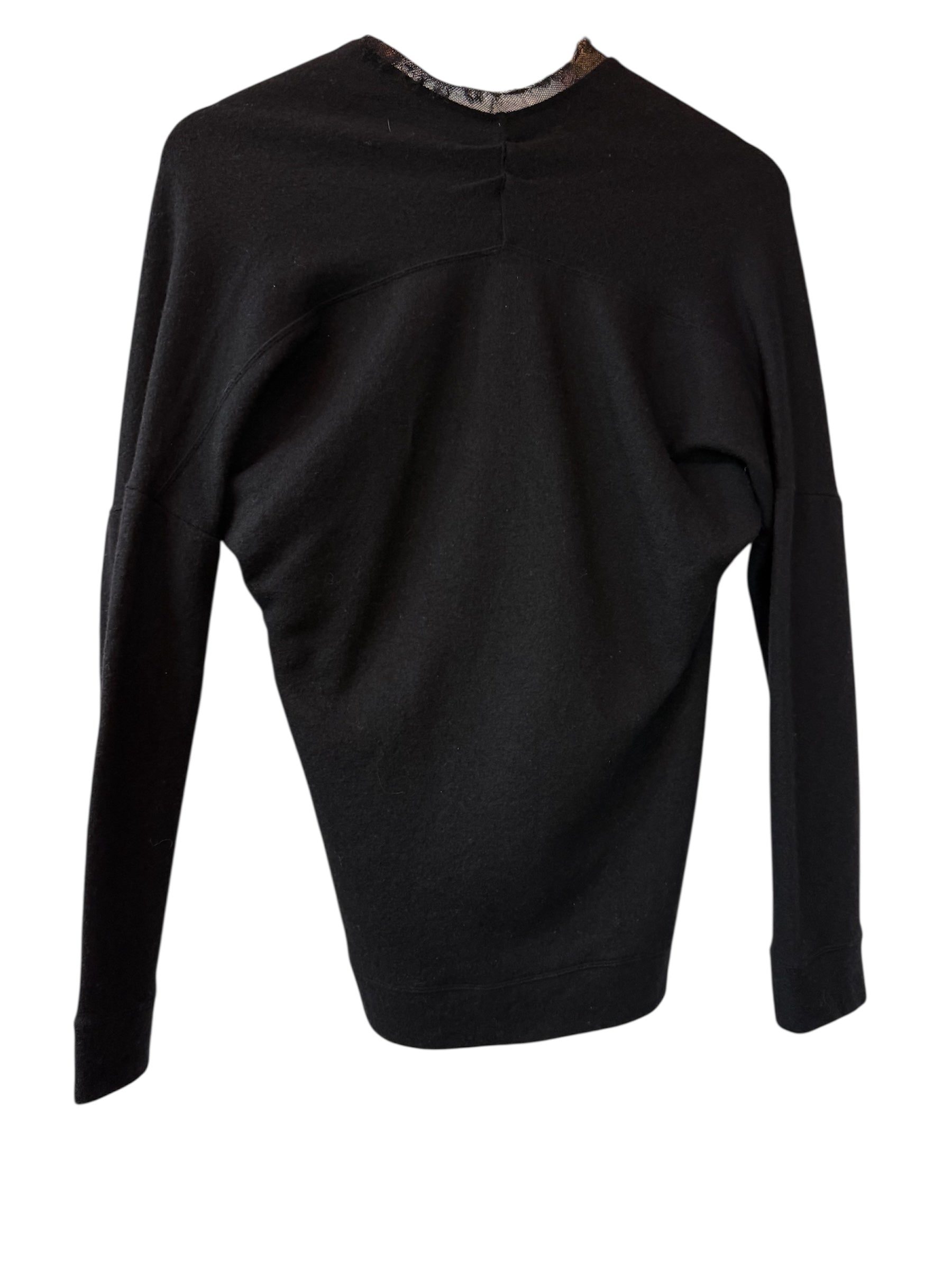 Maglione a portafoglio con perline