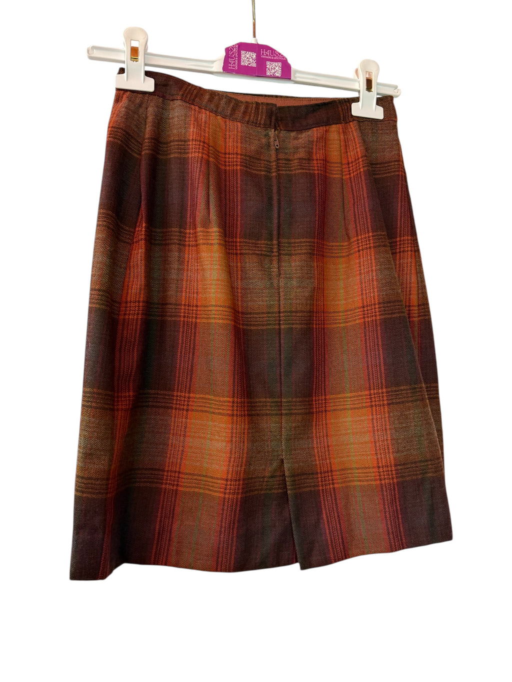 Gonna plaid sartoriale