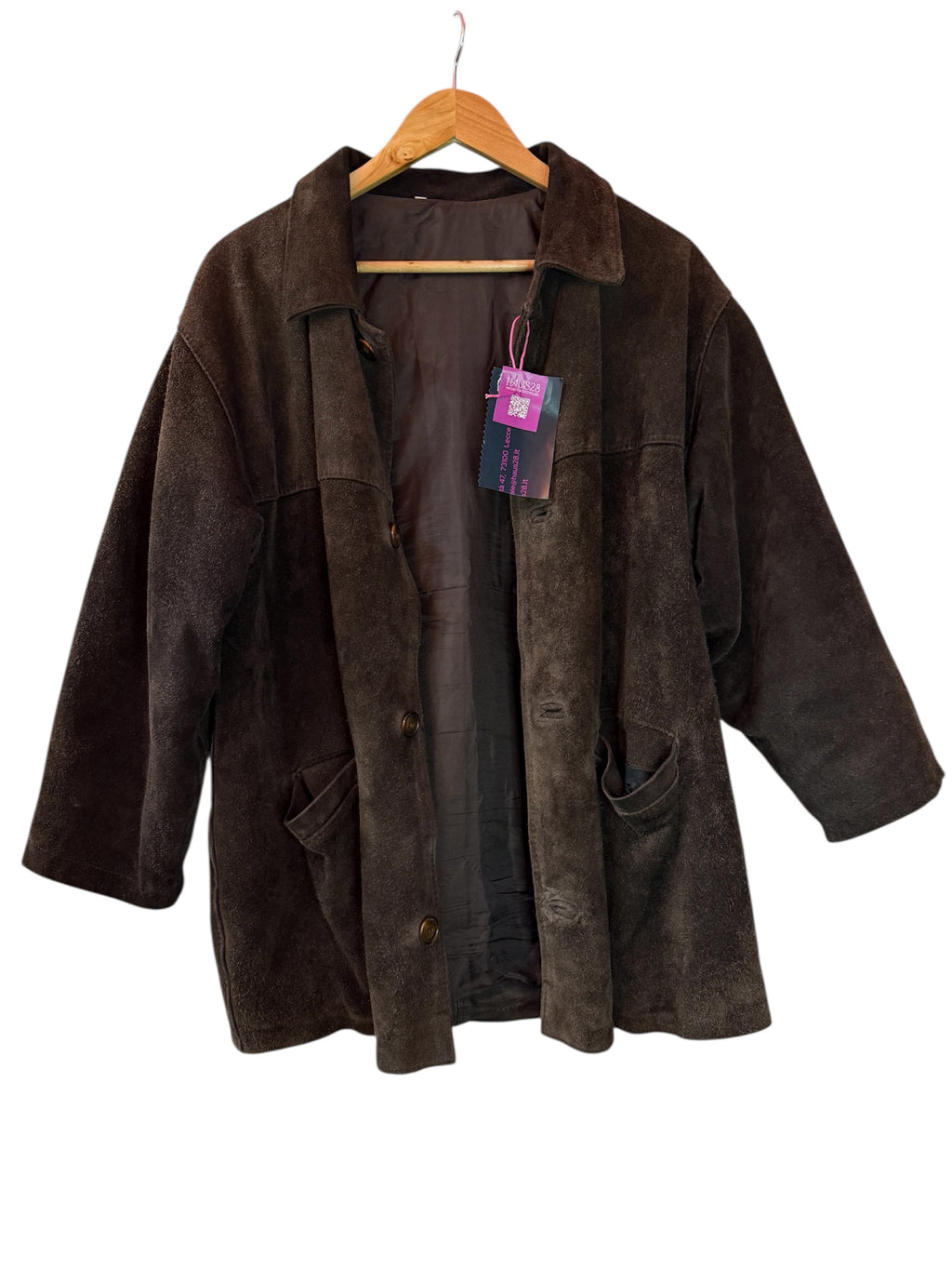 Giacca camoscio vintage