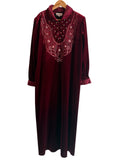 Maxi vestito con perline